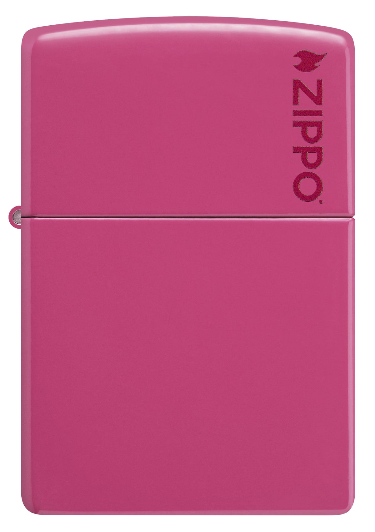 Front view of Classic Frequency Zippo Logo Windproof Lighter.
